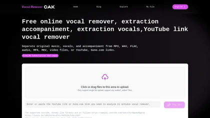 Vocal Remover Online